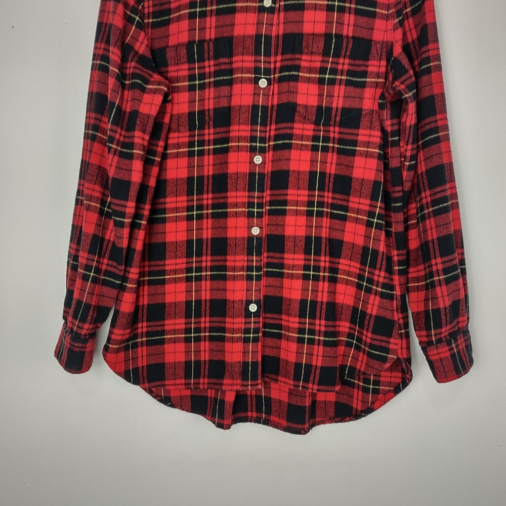 Madewell Classic Ex-Boyfriend Flannel Shirt In Kirtling Plaid - Picture 4 of 16